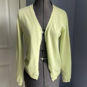 Escada sweater Sport Cashmere lime green size small sweater